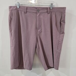 Travis Mathew Golf Shorts Mens Size 40 Stretch Striped Summer